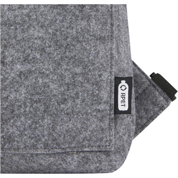 Felta GRS recycled felt roll-top bike bag 13L