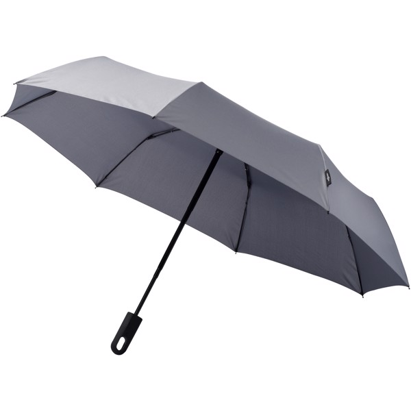 Trav 21.5\" foldable auto open/close umbrella - Grey