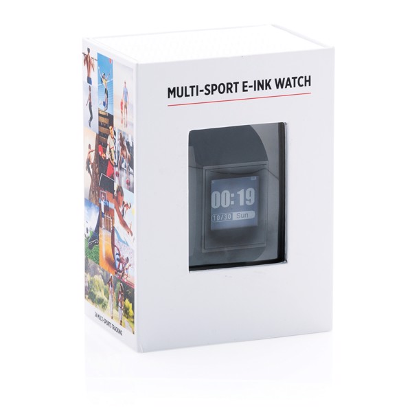 Multi-sport E-ink watch