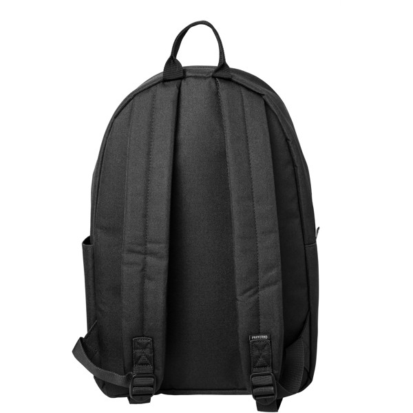 Vintage 13" RPET laptop backpack - Solid black