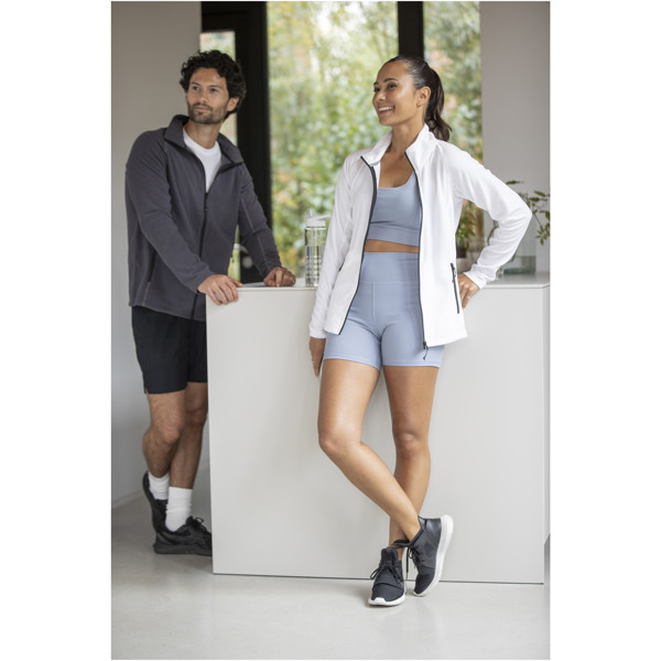 Zelus men's fleece jacket - White / M