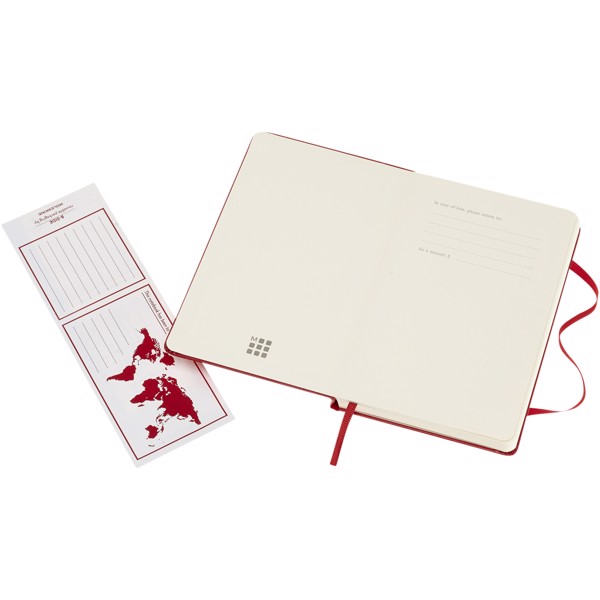 Classic PK hard cover notebook - dotted - Scarlet red