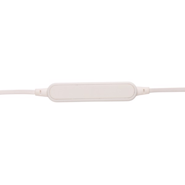 Wireless earbuds in pouch - White