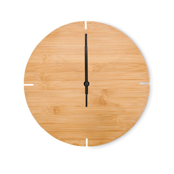 Round shape bamboo wall clock Esfere