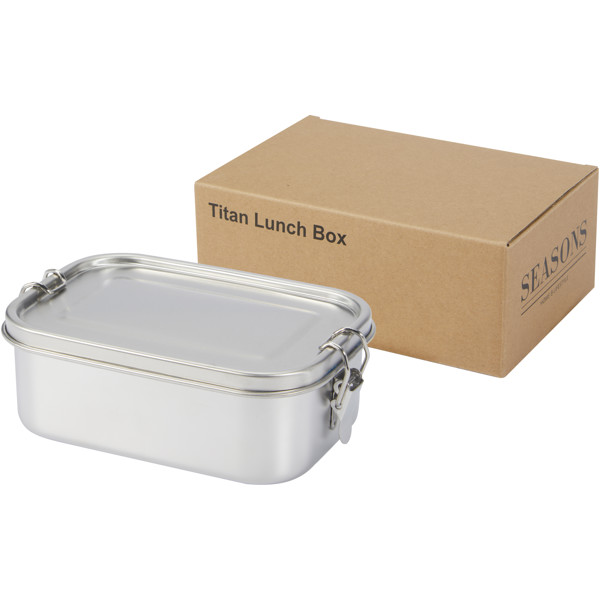 Titan 750 ml recycled stainless steel lunch box