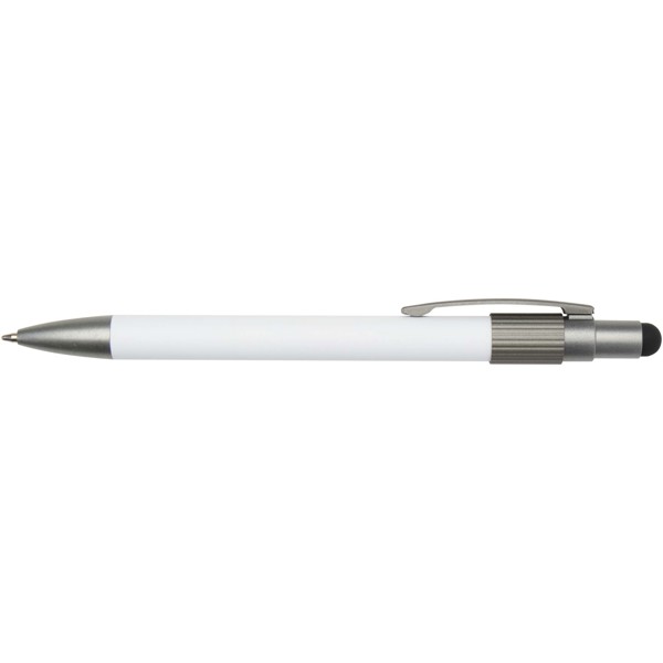 Rill RCS recycled ballpoint pen with stylus and fidget spinner (blue ink) - White