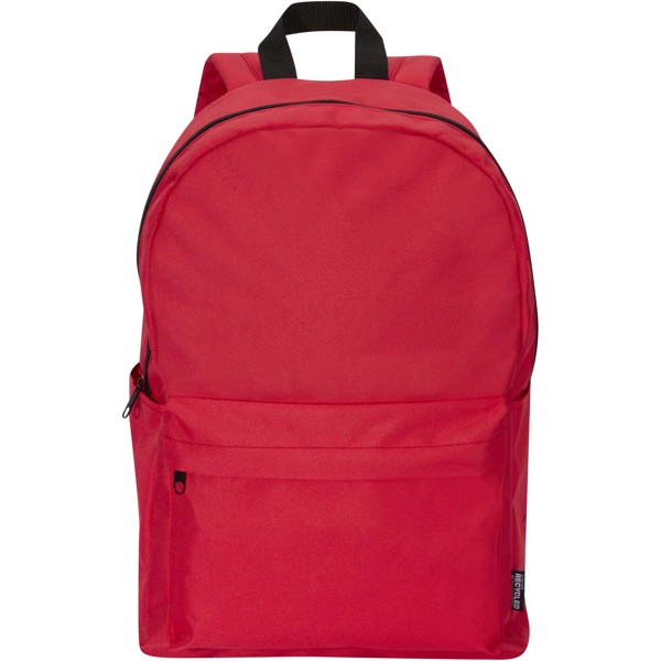 Byron 14\" GRS recycled city laptop backpack 16L - Red