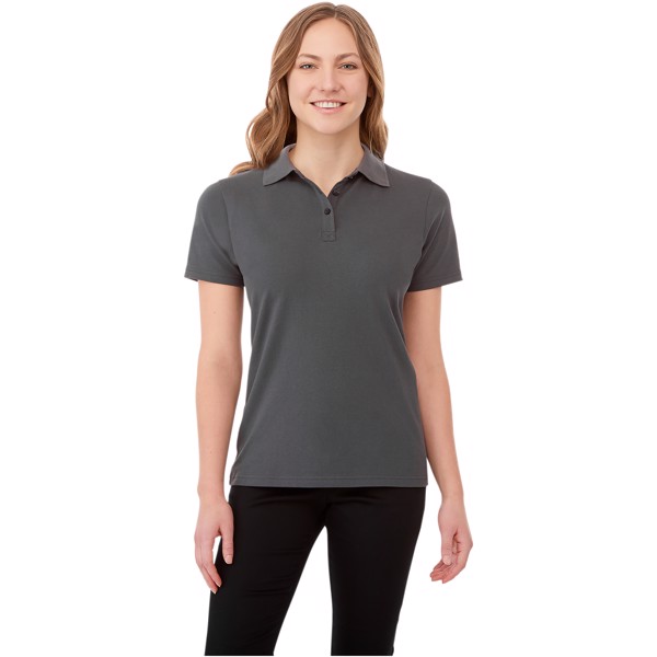 Polo de manga corta para mujer "Helios" - Blanco / 3XL