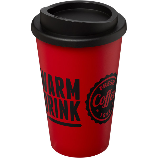 Americano® 350 ml insulated tumbler - Black / Red