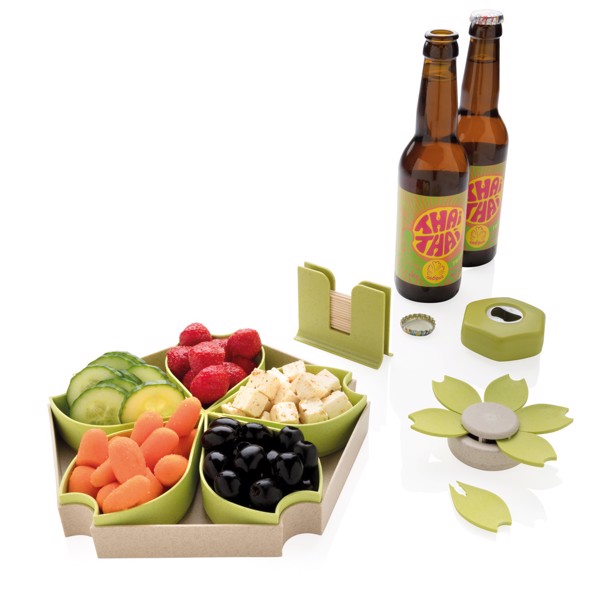 Wheat straw 4pcs kitchen set