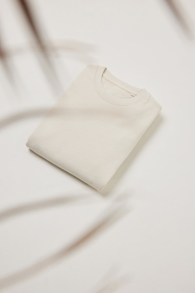 IQONIQ Denali recycled cotton crew neck undyed - Natural Raw / L