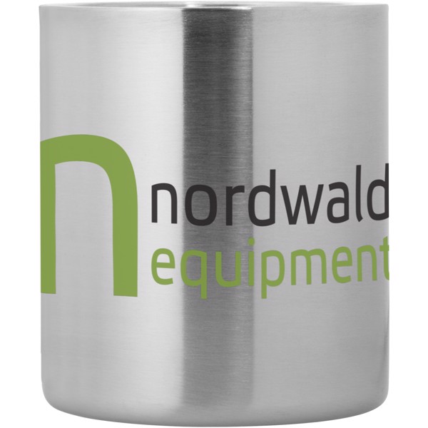 Alps 200 ml insulated mug with carabiner - Silver
