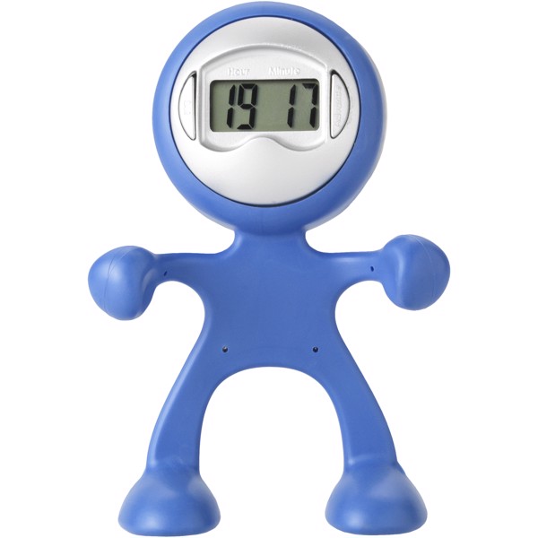 Flexi alarm clock and smartphone holder