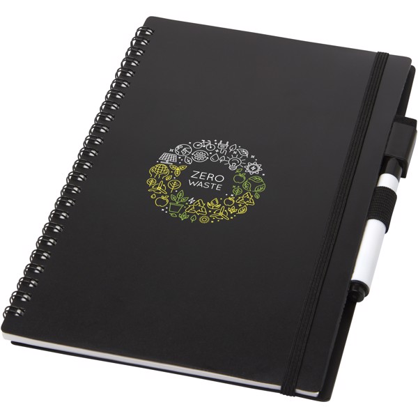 Pebbles reference reusable notebook - Black