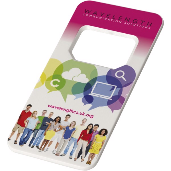 Ojal rechteckiger Flaschenöffner