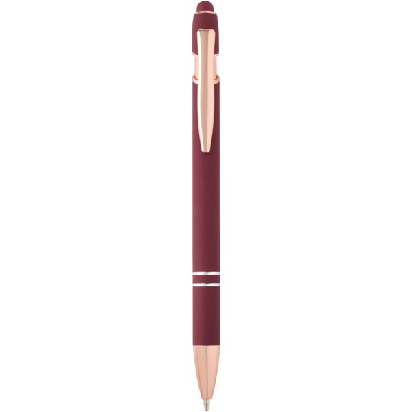 Nanna ballpoint pen with rose gold finish (black ink) - Burgundy