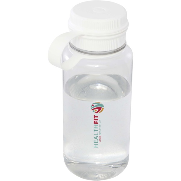 Ryder 900 ml RCS certified RPET sport bottle with multi-function lid - White