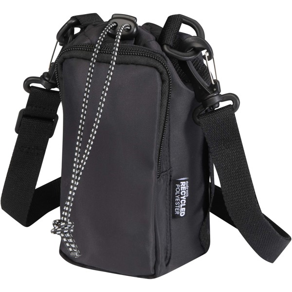 Trip Aware™ recycled travel bottle bag 2L - Black