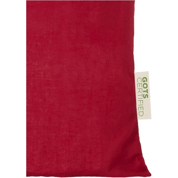 Orissa 140 g/m² organic cotton tote bag 7L - Red