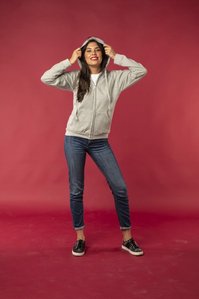 Adult Hooded + Zipper Sweatshirt "keya" SWZ280 - Yellow / M