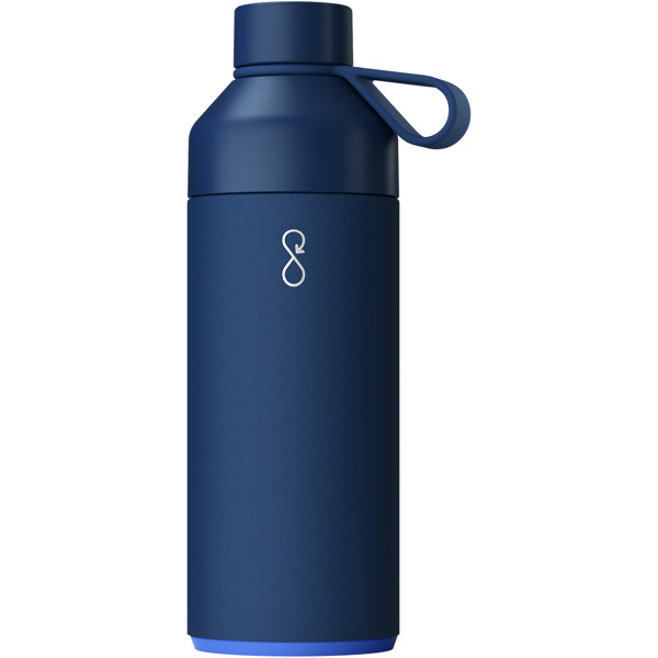 Big Ocean Bottle 1000 ml vacuum insulated water bottle - Ocean Blue