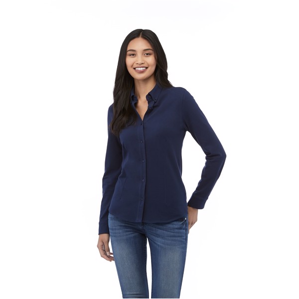 Bigelow Langarm Bluse - navy / L