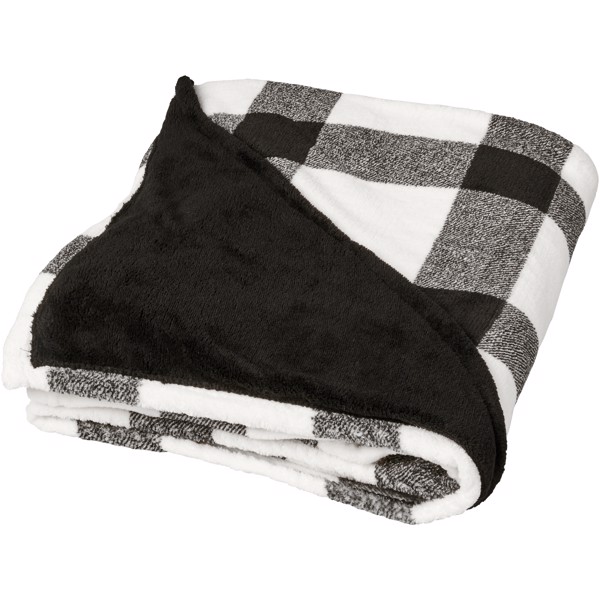 Buffalo ultra plush plaid blanket - White