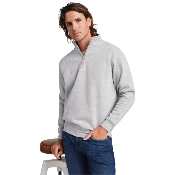 Aneto quarter zip sweater - Garnet / 2XL