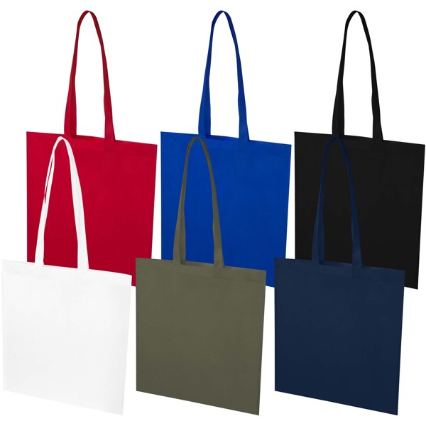 EcoSeal GRS recycled nonwoven convention tote bag 6L - White