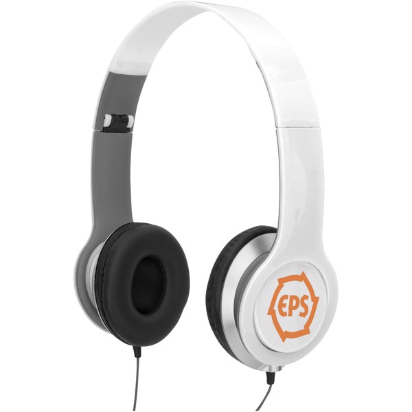 Cheaz foldable headphones - White