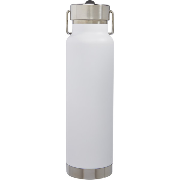 Thor 750 ml copper vacuum insulated sport bottle - White