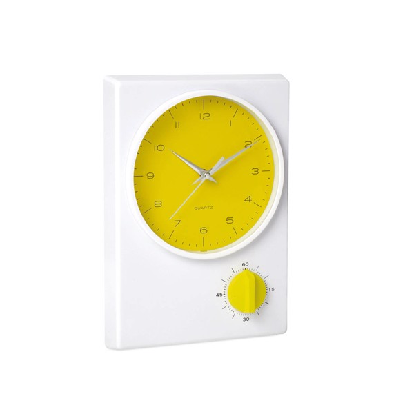 Wall Clock Timer Tekel - Yellow