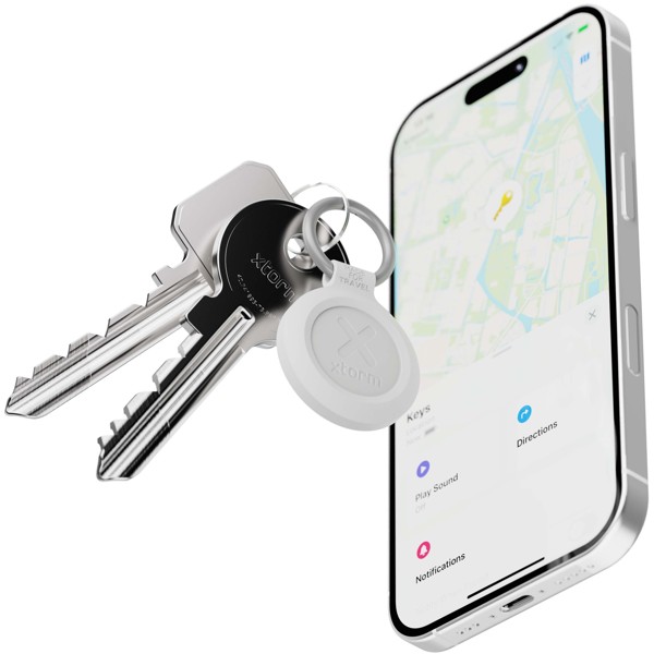 Xtorm XTAG2GA 3-pack water resistant travel tag - Ash White Melange