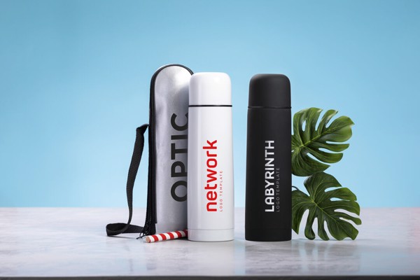 Vacuum Flask Hosban - White