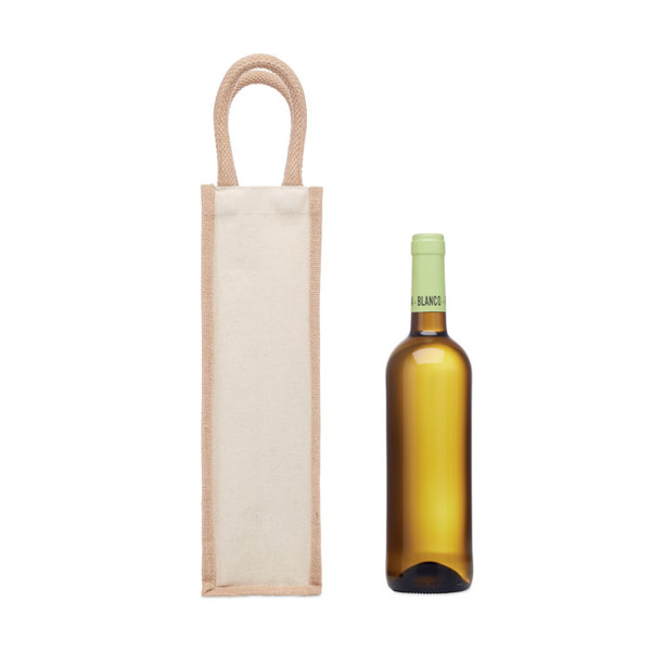 Jute wine bag for one bottle Campo Di Vino
