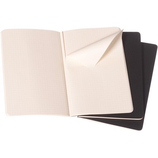 Moleskine Cahier Journal L - squared - Solid Black