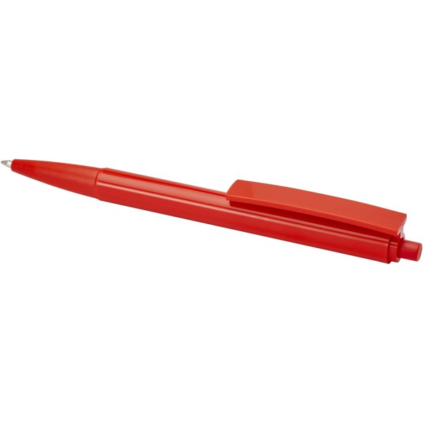 Elsa recycled plastic ballpoint pen (blue ink) - Red
