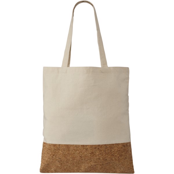 Cory 175 g/m² cotton and cork tote bag