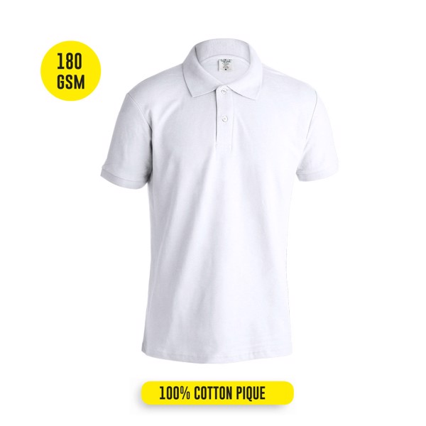 Adult White Polo Shirt "keya" MPS180 - White / XXL