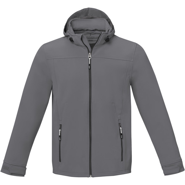 Langley men's softshell jacket - Steel Grey / S