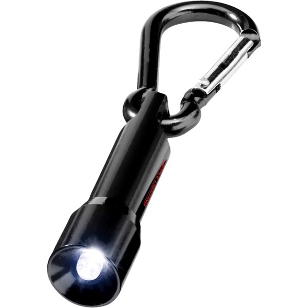 Lyra LED keychain light with carabiner