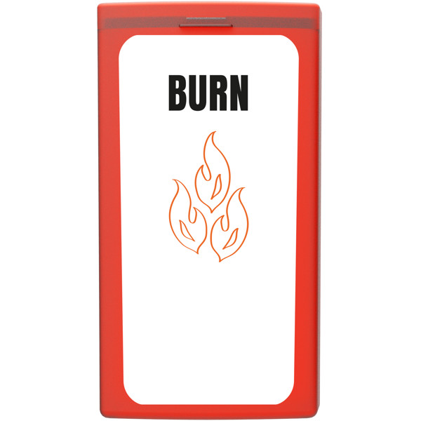 MiniKit Burn First Aid Kit - Transparent Red