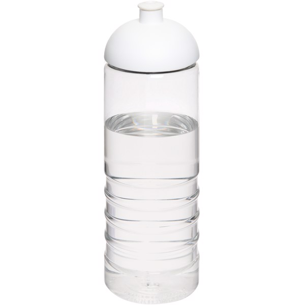 H2O Active® Treble Bidón deportivo con tapa Dome de 750 ml - Transparente / Blanco