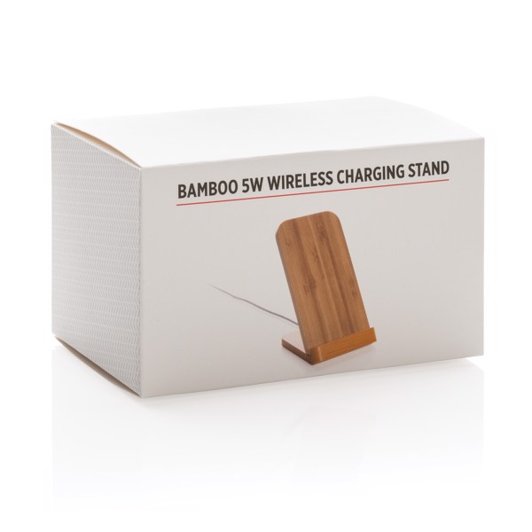 Bamboo 5W wireless charging stand