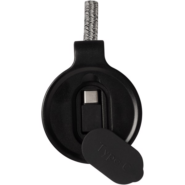 Ara 640 ml Tritan™ sport bottle with charging cable - Transparent clear