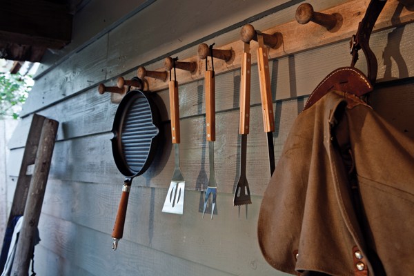 3 pcs bamboo BBQ set