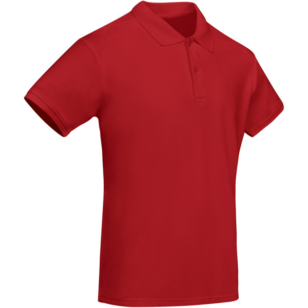 Prince organic cotton short sleeve men's polo - Red / 2XL
