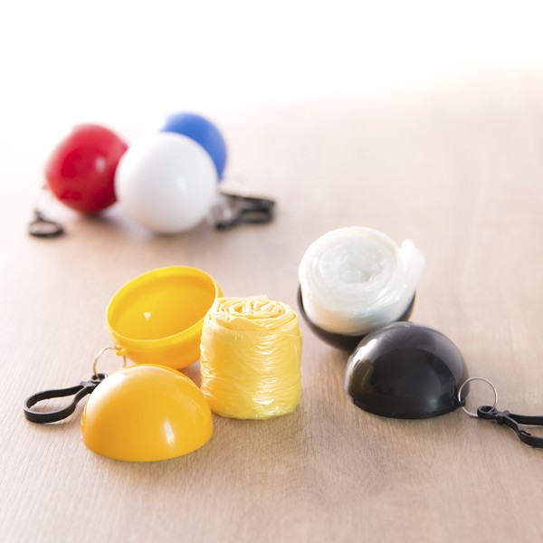 Keyring Raincoat Storm - White