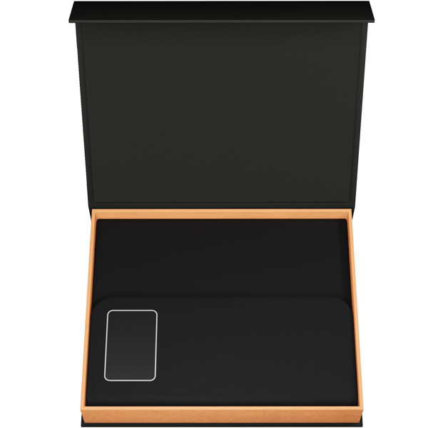 SCX.design O18 A5 notebook with 5W wireless 4000 mAh powerbank and light-up logo
