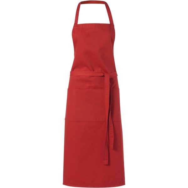 Zástěra Viera 240 g/m² - Červená s efektem námrazy